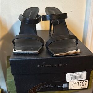 Giuseppe Zanotti Black Heels Elegant Design